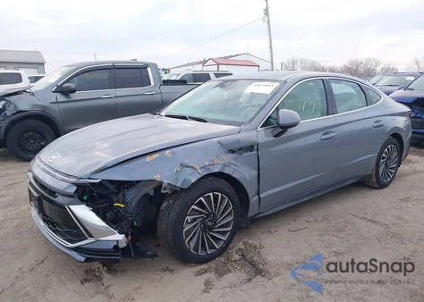 2024 Hyundai Sonata Hybrid Sel z USA, uszkodzony, nr VIN KMHL34JJ8RA101339